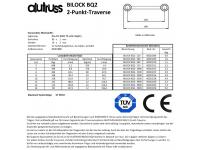 ALUTRUSS BILOCK/BQ2-710 2-Punkt Traverse 71cm