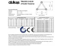 ALUTRUSS TRILOCK E-GL33 C-23 2-Weg Ecke 135 horizontal