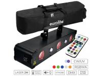 EUROLITE Set LED Multi FX Laser Bar inkl. Fernbedienung+Softbag