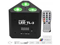 EUROLITE LED TL-3 RGB+UV Trusslight inkl. IR-Fernbedienung